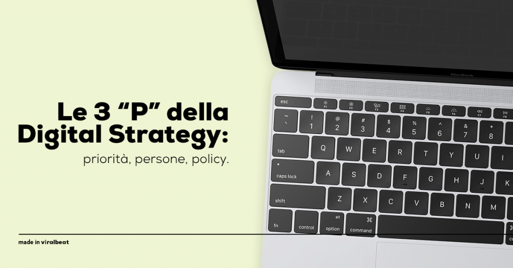 Le 3 "P" della Digital Strategy: priorità, persone e policy 1